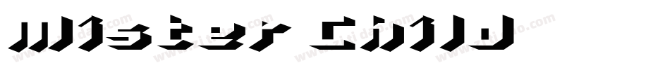 Mister Child字体转换